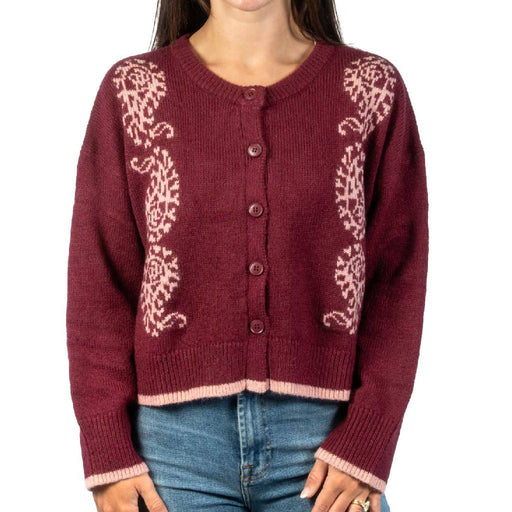 Sandy Crop Plum Cardigan WOMEN - Clothing - Tops - Long Sleeved Rhythm