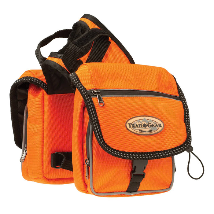 Weaver Trail Gear Pommel Bags Tack - Saddle Accessories Weaver Orange