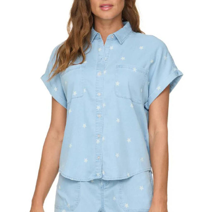 Flag & Anthem Ladies Quincy Star Dolman Top WOMEN - Clothing - Tops - Short Sleeved Flag And Anthem