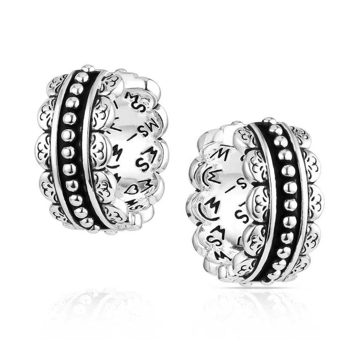 Montana Silversmiths Petal Edge Hope Earring WOMEN - Accessories - Jewelry - Earrings Montana Silversmiths