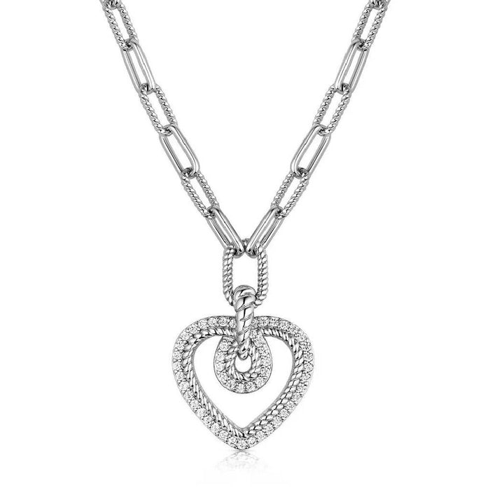 Montana Silversmiths Heart Of Radiance Crystal Necklace WOMEN - Accessories - Jewelry - Necklaces Montana Silversmiths