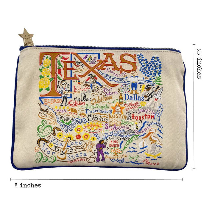Texas Zip Pouch ACCESSORIES - Luggage & Travel - Cosmetic Bags Catstudio