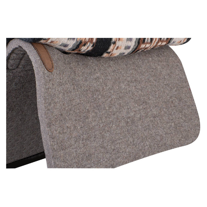 Classic Equine Contour Wool Top Felt Pad - 34"x38" Tack - Saddle Pads Classic Equine