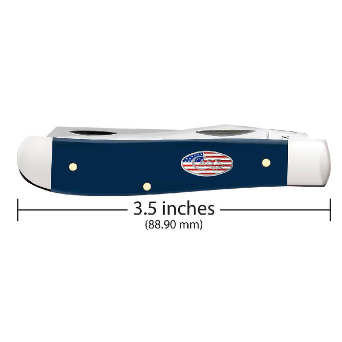 Case Mini Trapper Gift Set - Navy Blue Synthetic Knives W.R. Case