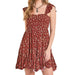 Rock & Roll Women's Godet Floral Mini Dress WOMEN - Clothing - Dresses Panhandle