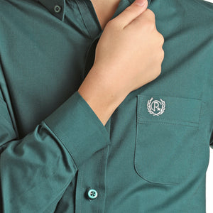 Panhandle Boy's Solid Button Shirt KIDS - Boys - Clothing - Shirts - Long Sleeve Shirts Panhandle   