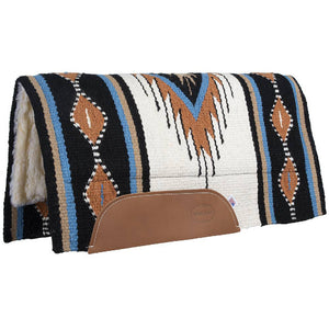 Mustang Del Rio Saddle Pad with Fleece Bottom Tack - Saddle Pads Mustang Rust/Cream