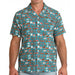 Cinch Men's Pure Country Teal Camp Shirt MEN - Clothing - Shirts - Short Sleeve Cinch