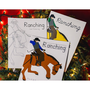 Ranching: Cursive Handwriting Workbook HOME & GIFTS - Books Bored on the Range