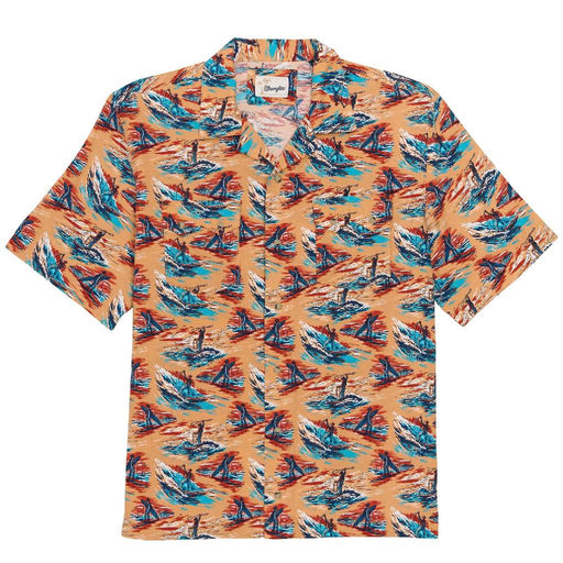 Wrangler Men's Snap Coconut Print Snap Shirt MEN - Clothing - Shirts - Short Sleeve Wrangler