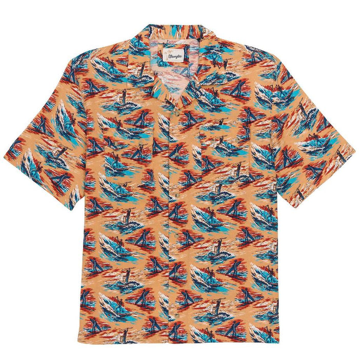 Wrangler Men's Snap Coconut Print Snap Shirt MEN - Clothing - Shirts - Short Sleeve Wrangler