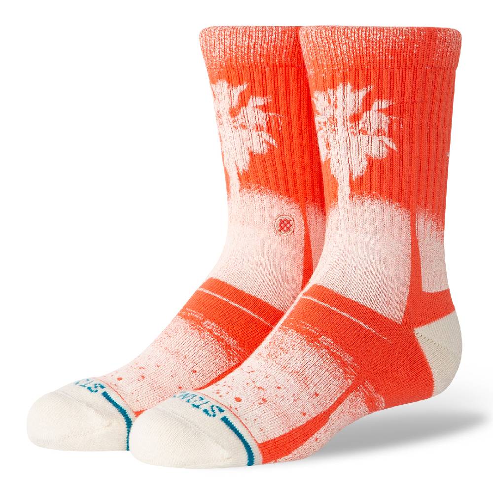 Stance Kid's Cotton Crew Socks - Coral