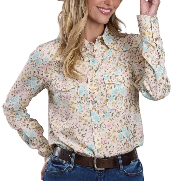 Stetson Women's Prairie Floral Snap Top WOMEN - Clothing - Tops - Long Sleeved Stetson
