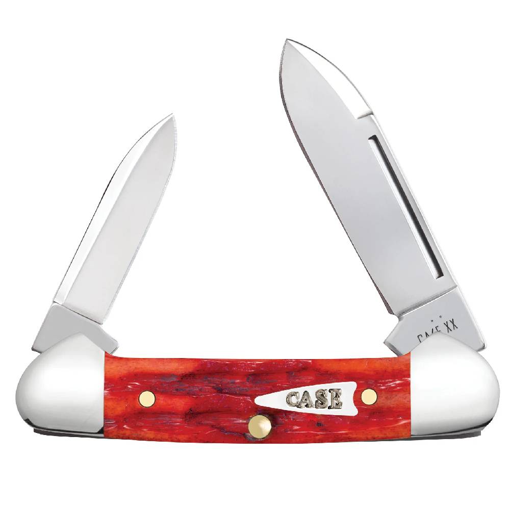 Case Baby Butterbean - Kinfolks Jig Indian Paint Brush Bone Knives W.R. Case