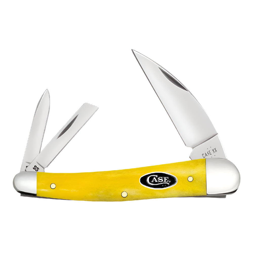 Case Seahorse Whittler - Smooth Yellow Bone Knives - Knives W.R. Case