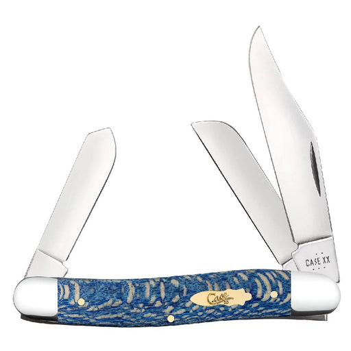 Case Stockman - Smooth Blue Sycamore Wood Knives W.R. Case