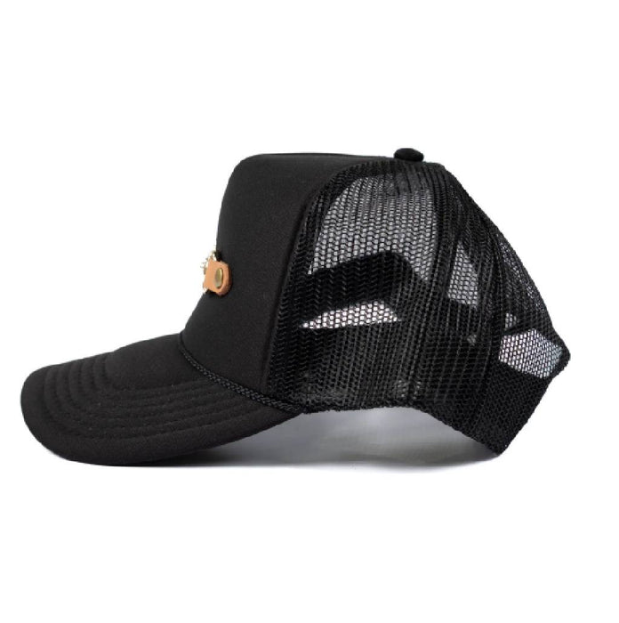 McIntire Saddlery Gold Metal Bit Trucker Hat WOMEN - Accessories - Caps, Hats & Fedoras McIntire Saddlery