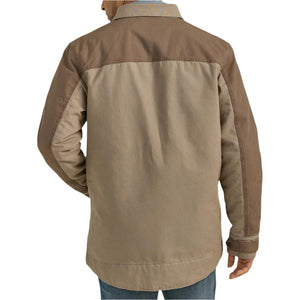 Wrangler Men's Mixed Canvas Chore Jacket MEN - Clothing - Outerwear - Jackets Wrangler   