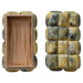 Marble Resin Yellow Studded Box HOME & GIFTS - Home Decor - Decorative Accents Creative Co-Op