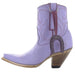Yippie Ki Yay Lilac Horseshoe Charm Booties WOMEN - Footwear - Boots - Booties Old Gringo