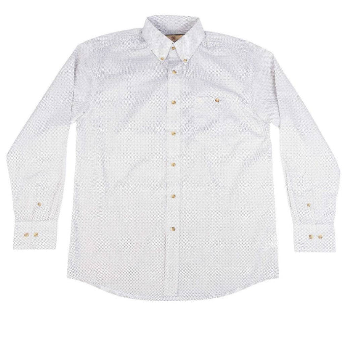 Wrangler Men's Classic Fit Geo Print Button Down Shirt