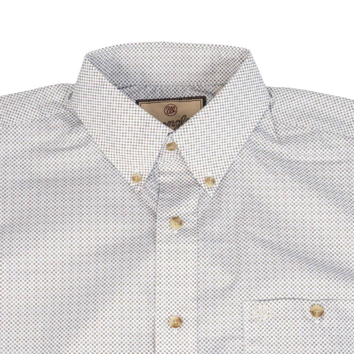 Wrangler Men's Classic Fit Geo Print Button Down Shirt