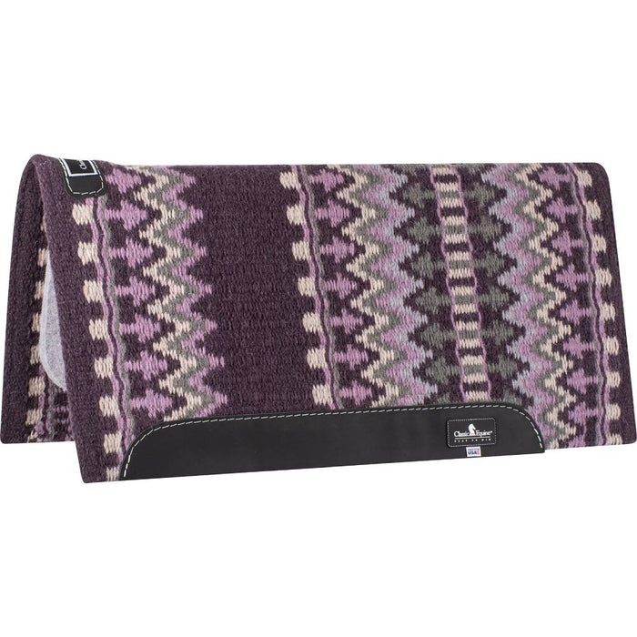 Classic Equine Classic Wool Top Pad 32"x34" Tack - Saddle Pads Classic Equine Mulberry / Lavender