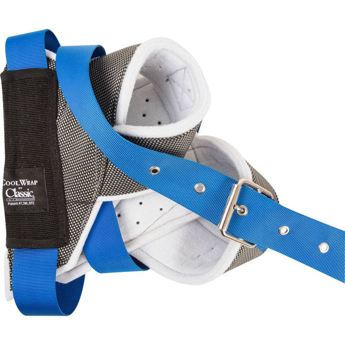 Classic Clear Vision Cool Wrap Horn Wraps Tack - Ropes & Roping Classic Grey/Blue