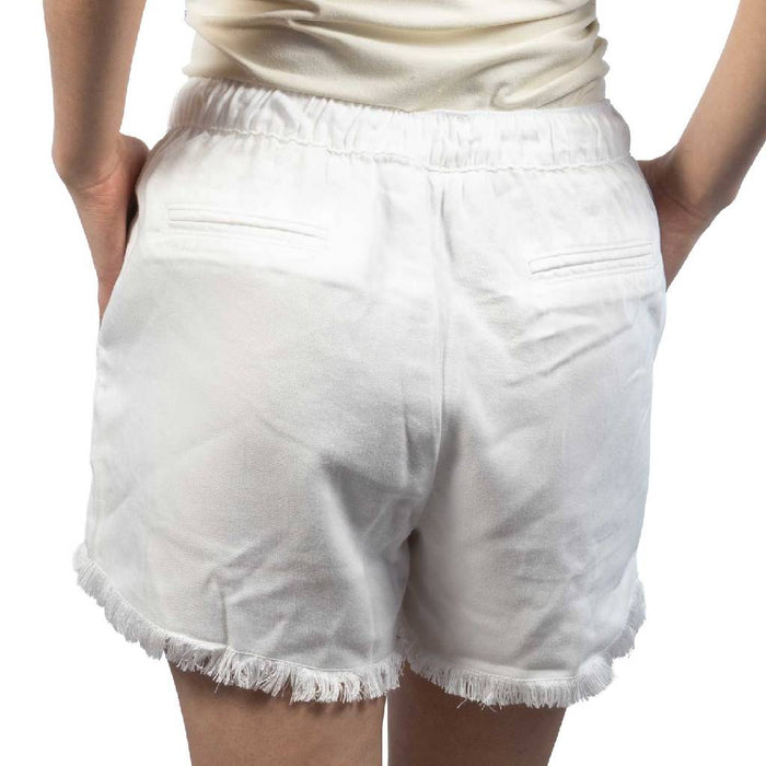 Flag & Anthem Women's Mabel Tencel Drawstring White Short WOMEN - Clothing - Shorts Flag And Anthem