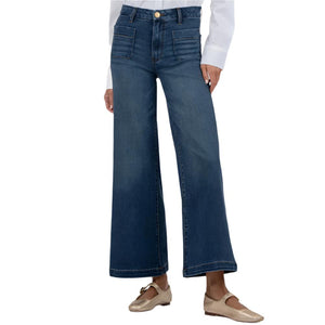 Kut Meg High Rise Wide Leg Jean WOMEN - Clothing - Jeans Kut from the Kloth / STS Blue   