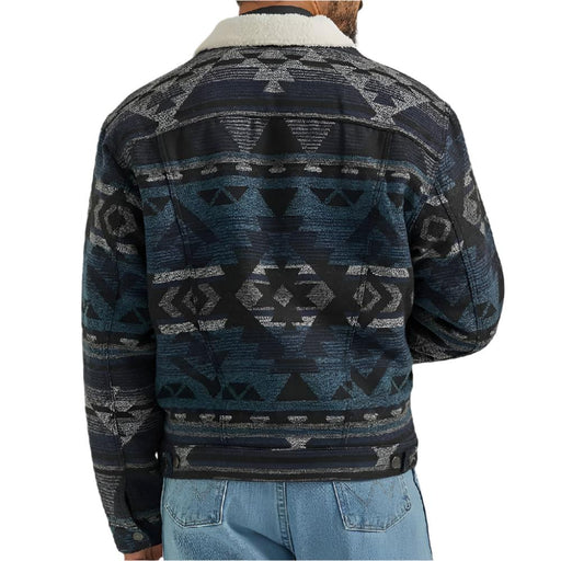 Wrangler Men's Sherpa Lined Jacquard Print Jacket - FINAL SALE MEN - Clothing - Outerwear - Jackets Wrangler