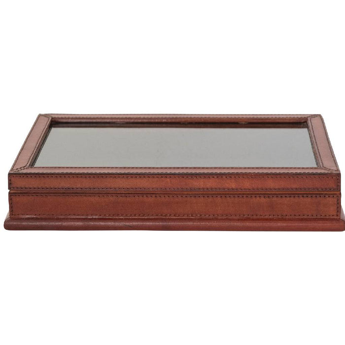 Handmade Leather Box Brown HOME & GIFTS - Home Decor - Decorative Accents Creative Co-Op