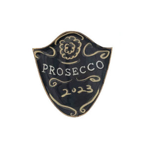 Enameled Metal Tray With Gold Edge Home & Gifts - Home Decor - Decorative Accents Creative Co-Op 2023 Prosecco