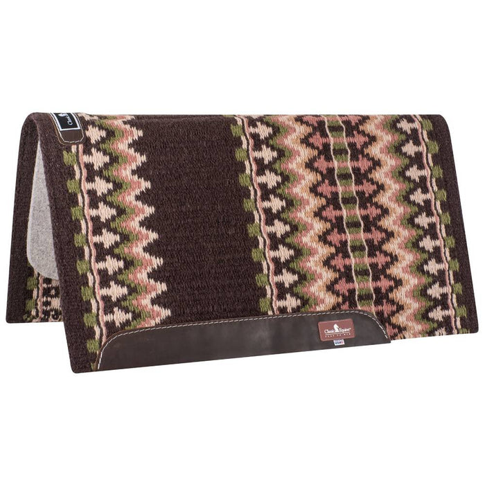 Classic Equine Classic Wool Top Pad - 34"x38" Tack - Saddle Pads Classic Equine Coffee/Latte