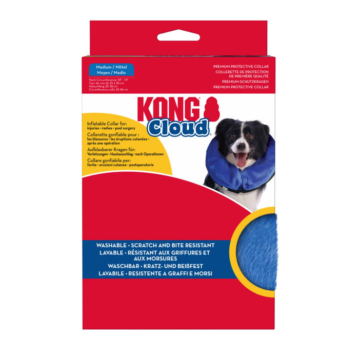 KONG Cloud Collar - For Injuries, Rashes, and Post Surgery Recovery Pets - Accessories Kong M