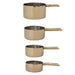 Stainless Steel Brass Measuring Cups - Set of 4 HOME & GIFTS - Tabletop + Kitchen - Kitchen Accessories Creative Co-Op