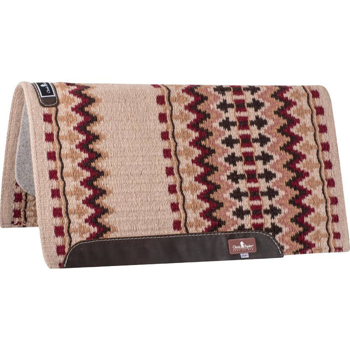 Classic Equine Classic Wool Top Pad - 34"x38" Tack - Saddle Pads Classic Equine Latte/Fawn