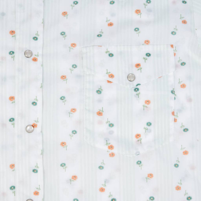 Roper Men's Cream Floral Pearl Snap Western Shirt MEN - Clothing - Shirts - Short Sleeve Roper Apparel & Footwear