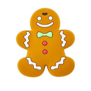 Mud Pie Holiday Silicone Teether KIDS - Baby - Baby Accessories Mud Pie Gingerbread  