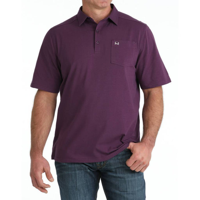 Cinch Men's Arenaflex Purple Polo MEN - Clothing - Shirts - Short Sleeve Cinch