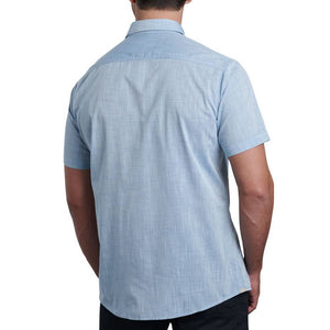 KÜHL Men's Karib Stripe Shirt - Horizon Blue MEN - Clothing - Shirts - Short Sleeve Shirts Kühl   