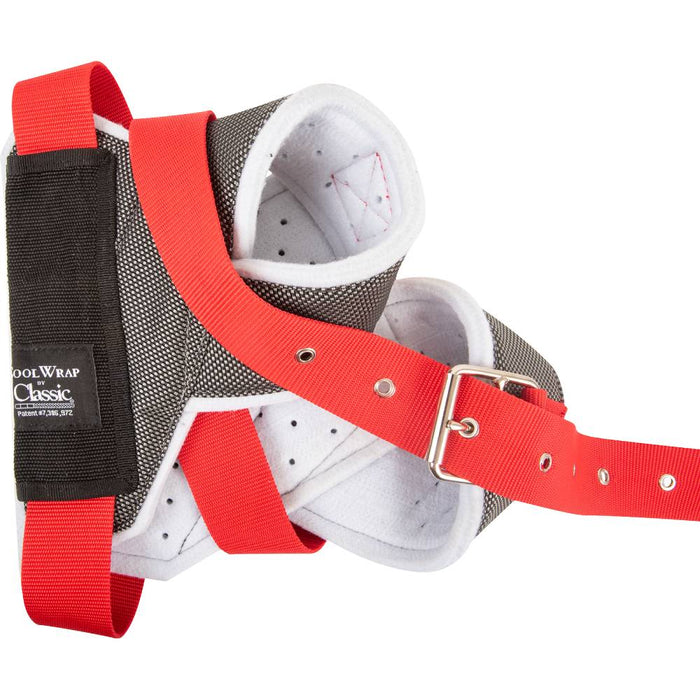 Classic Clear Vision Cool Wrap Horn Wraps Tack - Ropes & Roping Classic Grey/Red