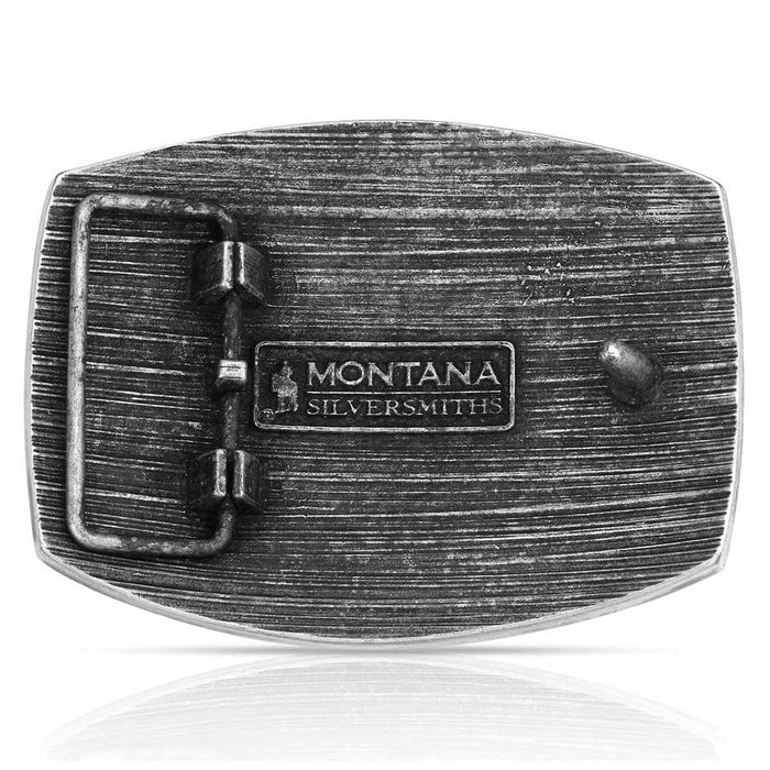 Montana Silversmiths Western Gangster Belt Buckle ACCESSORIES - Additional Accessories - Buckles Montana Silversmiths