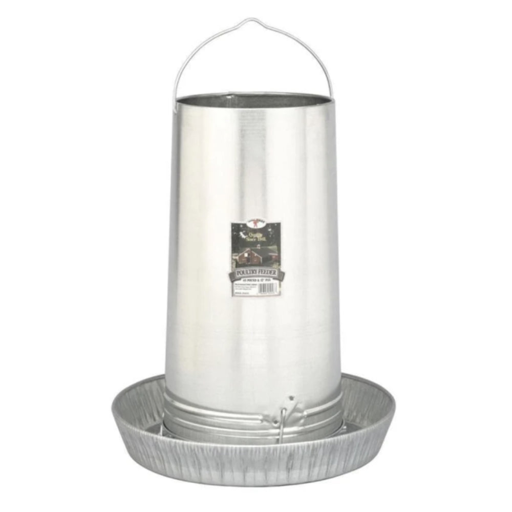 Little Giant Hanging Poultry Feeder with Pan Galvanized Pets - Feeding & Watering Little Giant   