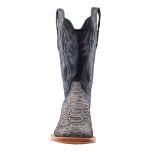 R. Watson Men's Grey Sueded Python Boot MEN - Footwear - Exotic Western Boots R Watson   