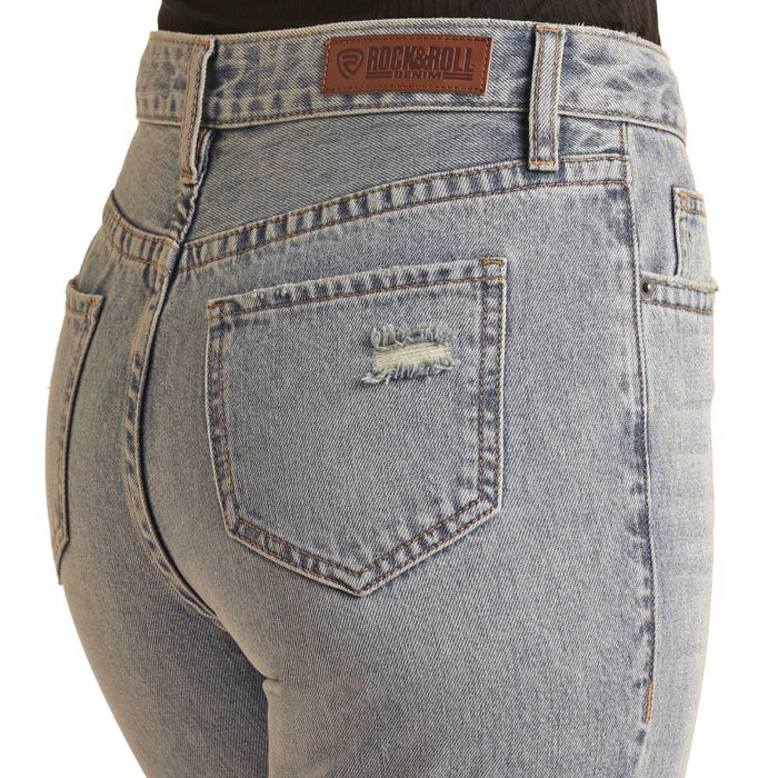 Rock & Roll Denim Women's Straight Cropped Jean WOMEN - Clothing - Jeans Panhandle   