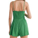 Dylan Sweetheart Neck Kelly Green Romper WOMEN - Clothing - Jumpsuits & Rompers Sage The Label