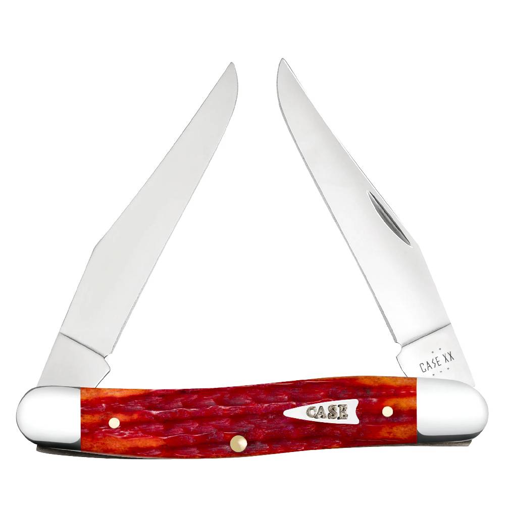 Case Muskrat - Kinfolks Jig Indian Paint Brush Bone Knives W.R. Case