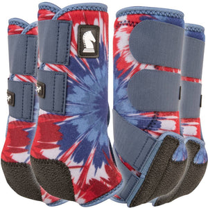 Classic Equine Legacy2 - Pattern Tack - Leg Protection - Splint Boots Classic Equine Firework - Full Set Small 