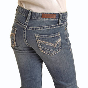 Rock & Roll Denim Girl's Mid Bootcut Jean - FINAL SALE KIDS - Girls - Clothing - Jeans Panhandle   